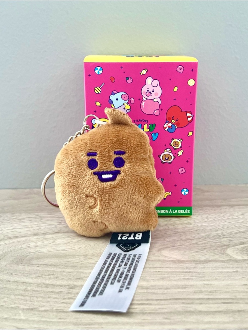 BTS BT21 Jelly Candy Series 2 Mini Plush Pendant - SHOOKY (SUGA)